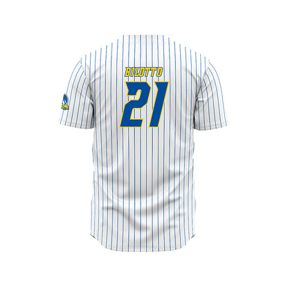 Delaware - NCAA Baseball : Nicholas Bilotto - White Pinstripe Jersey-1