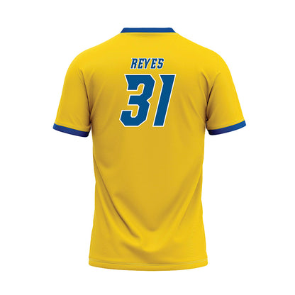 Delaware - NCAA Baseball : Matthew Reyes - Yellow Baseball Jersey-1