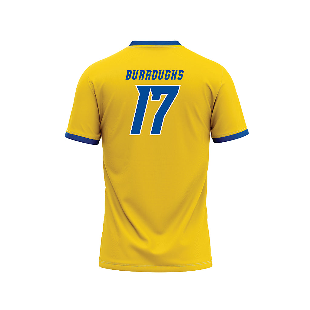 Delaware - NCAA Baseball : Noah Burroughs - Yellow Baseball Jersey-1