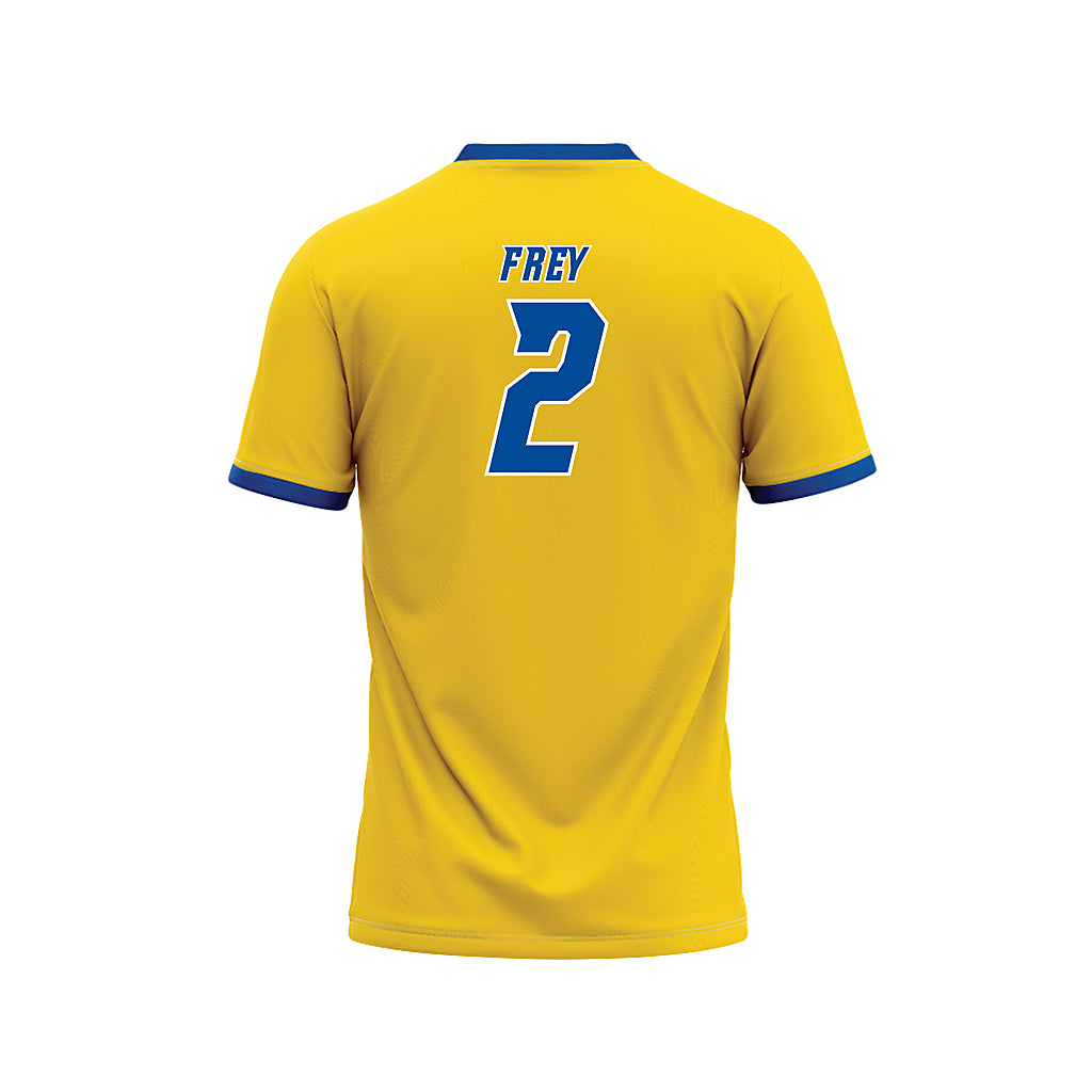 Delaware - NCAA Baseball : Ayden Frey - Yellow Baseball Jersey-1