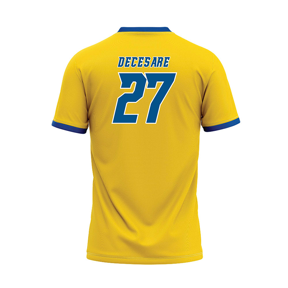 Delaware - NCAA Baseball : Anthony DeCesare - Yellow Baseball Jersey-1