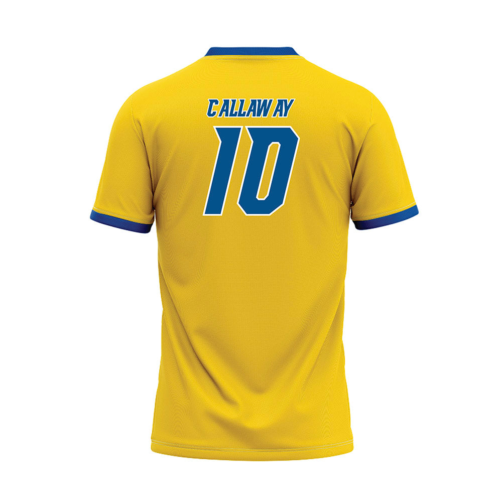 Delaware - NCAA Baseball : Andrew Callaway - Yellow Baseball Jersey-1