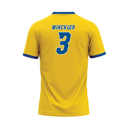 Delaware - NCAA Baseball : Matthew Minckler - Yellow Baseball Jersey-1