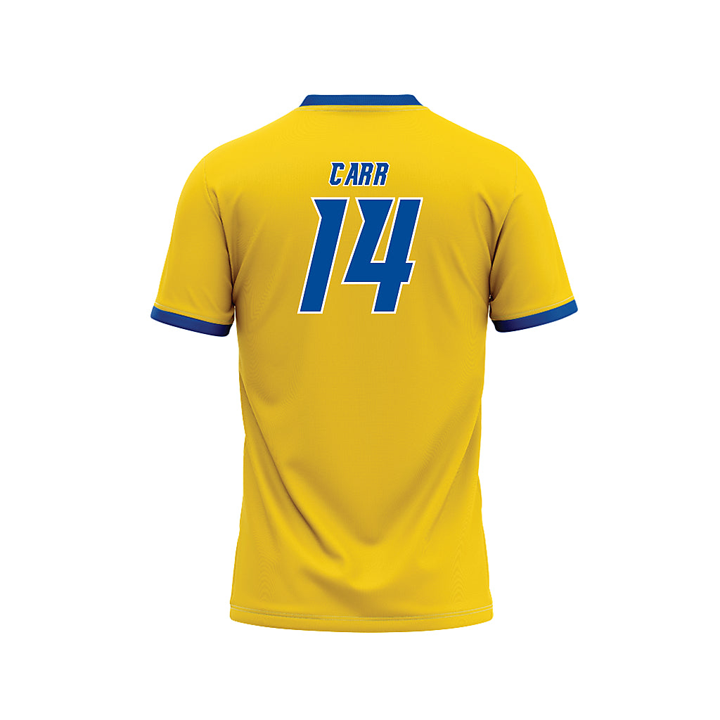 Delaware - NCAA Baseball : Harry Carr - Yellow Baseball Jersey-1