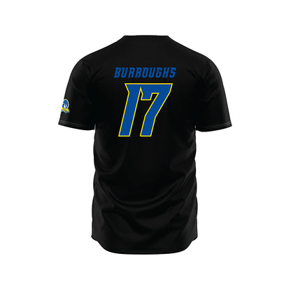Delaware - NCAA Baseball : Noah Burroughs - Black Jersey-1