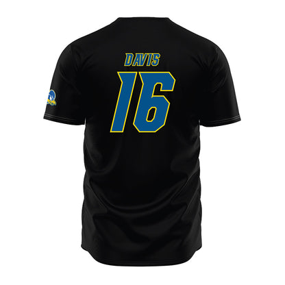 Delaware - NCAA Baseball : Vincent Davis - Black Jersey-1