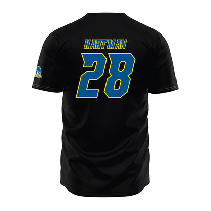Delaware - NCAA Baseball : Tim Hartman - Black Jersey-1