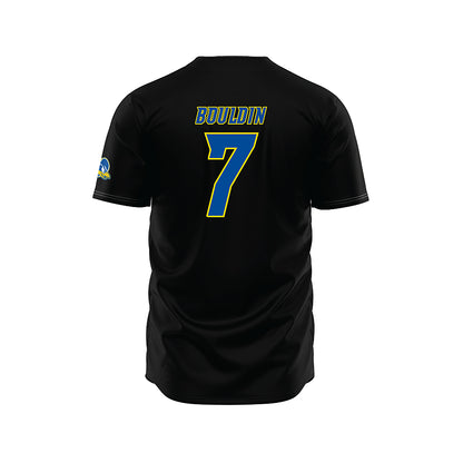 Delaware - NCAA Baseball : Evan Bouldin - Black Jersey-1