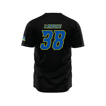 Delaware - NCAA Baseball : Cole Carbone - Black Jersey-1