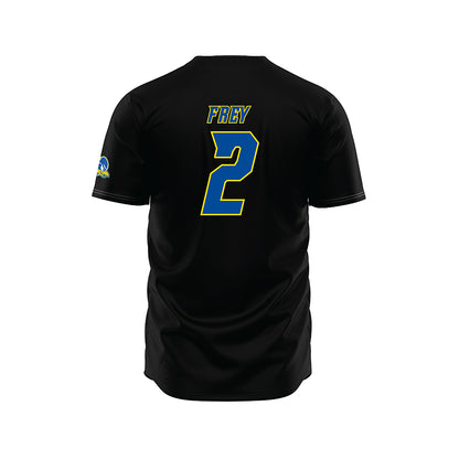 Delaware - NCAA Baseball : Ayden Frey - Black Jersey-1