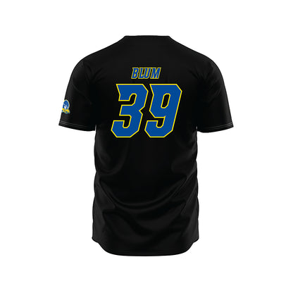 Delaware - NCAA Baseball : Brady Blum - Black Jersey-1