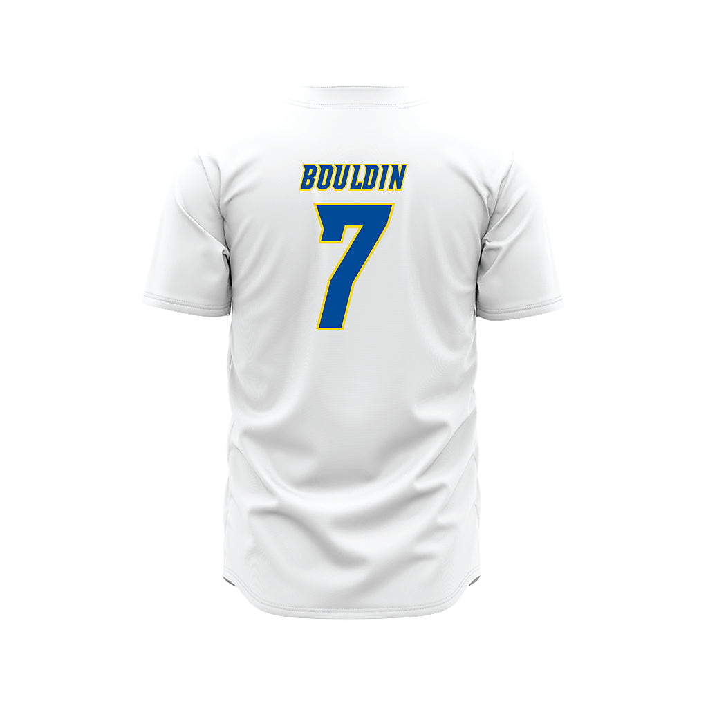 Delaware - NCAA Baseball : Evan Bouldin - White Jersey-1