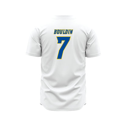Delaware - NCAA Baseball : Evan Bouldin - White Jersey-1
