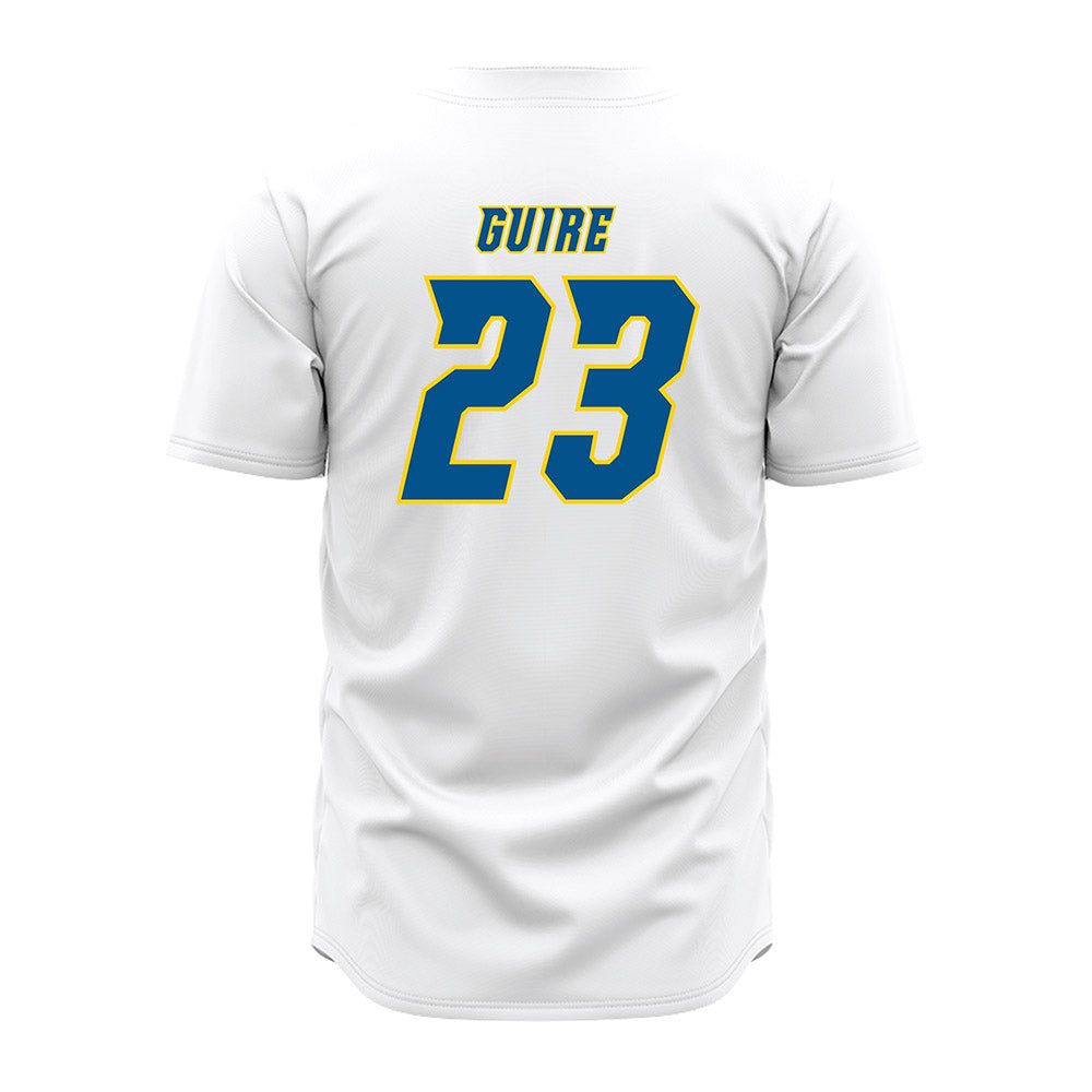 Delaware - NCAA Baseball : Luke Guire - White Jersey-1