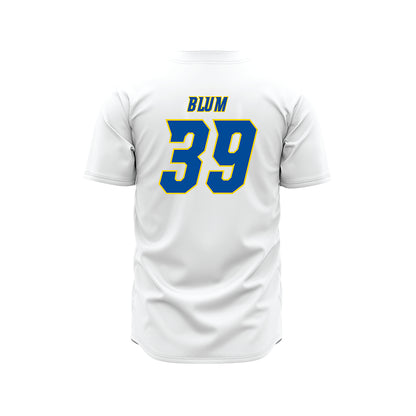 Delaware - NCAA Baseball : Brady Blum - White Jersey-1