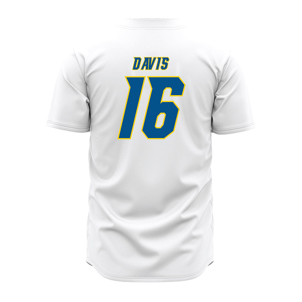 Delaware - NCAA Baseball : Vincent Davis - White Jersey-1