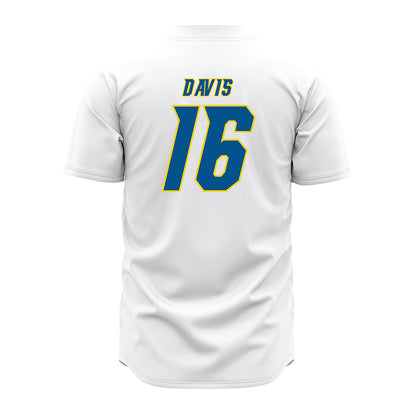 Delaware - NCAA Baseball : Vincent Davis - White Jersey-1