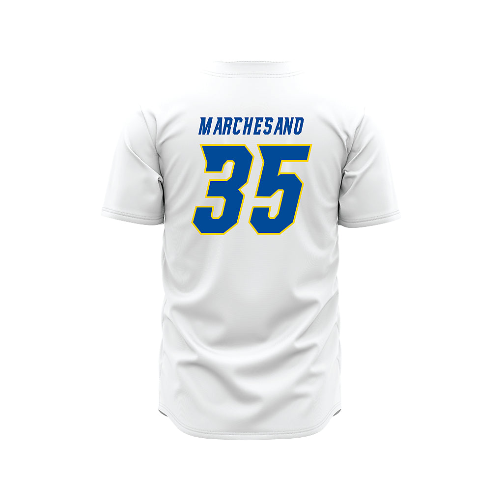 Delaware - NCAA Baseball : Jake Marchesano - White Jersey-1
