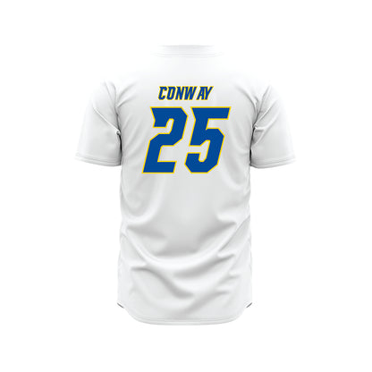 Delaware - NCAA Baseball : Elias Conway - White Jersey-1