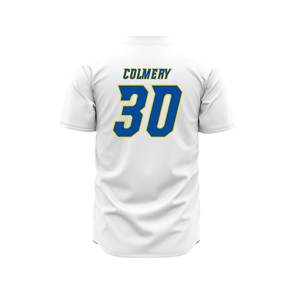 Delaware - NCAA Baseball : Christian Colmery - White Jersey-1