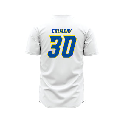 Delaware - NCAA Baseball : Christian Colmery - White Jersey-1
