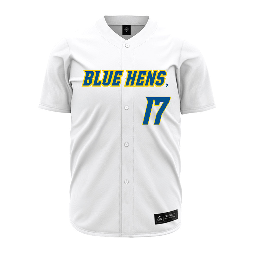 Delaware - NCAA Baseball : Noah Burroughs - White Jersey-0