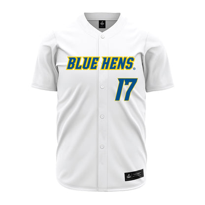 Delaware - NCAA Baseball : Noah Burroughs - White Jersey-0