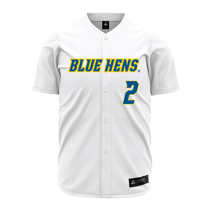 Delaware - NCAA Baseball : Ayden Frey - White Jersey-0