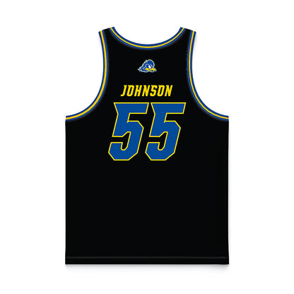 Delaware - NCAA Women's Basketball : Gianna Johnson - Black Basketball Jersey-1