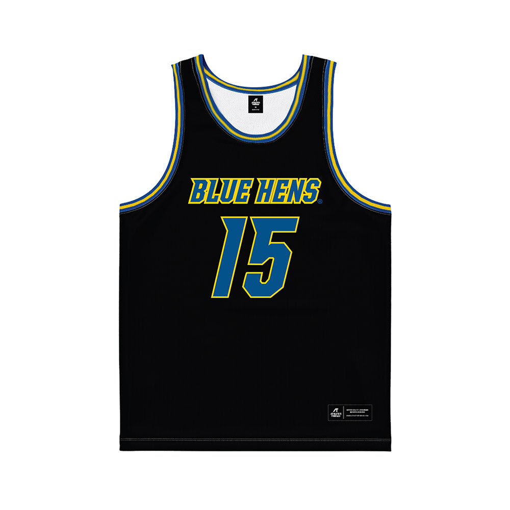 Delaware - NCAA Women's Basketball : Ava Andrews - Black Basketball Jersey-0