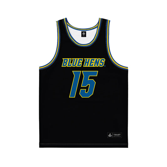 Delaware - NCAA Women's Basketball : Ava Andrews - Black Basketball Jersey-0