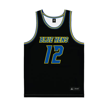Delaware - NCAA Women's Basketball : Jiya Perry - Black Basketball Jersey-0