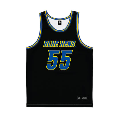 Delaware - NCAA Women's Basketball : Gianna Johnson - Black Basketball Jersey-0