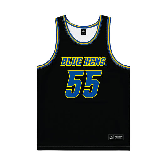 Delaware - NCAA Women's Basketball : Gianna Johnson - Black Basketball Jersey-0
