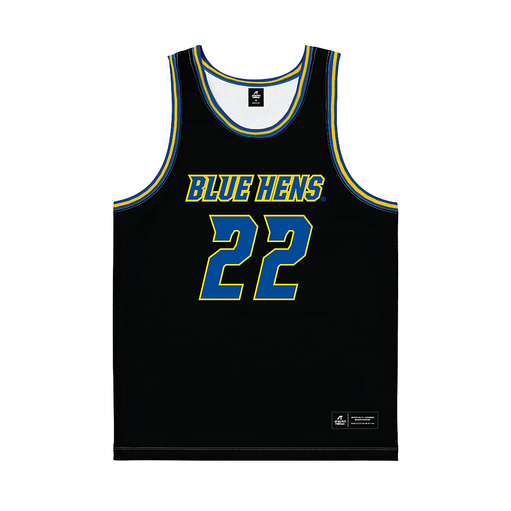 Delaware - NCAA Women's Basketball : Arantxa Portalez - Black Basketball Jersey-0