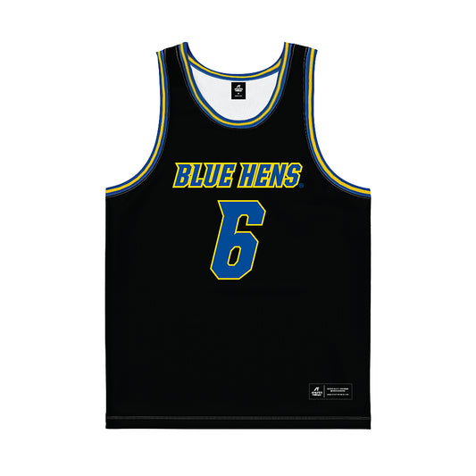Delaware - NCAA Women's Basketball : Safiatu Kolliegbo - Black Basketball Jersey-0