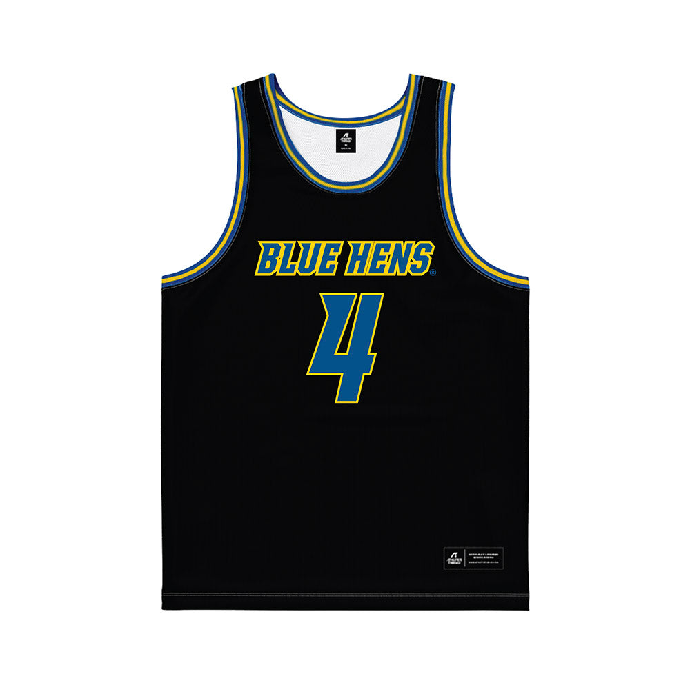 Delaware - NCAA Women's Basketball : Trinity Vance - Black Basketball Jersey-0