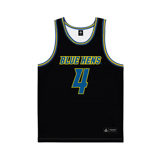 Delaware - NCAA Women's Basketball : Trinity Vance - Black Basketball Jersey-0