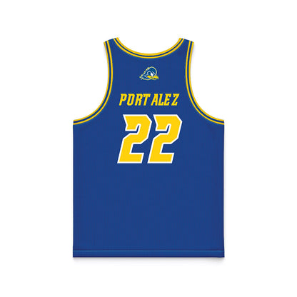 Delaware - NCAA Women's Basketball : Arantxa Portalez - Royal Basketball Jersey-1
