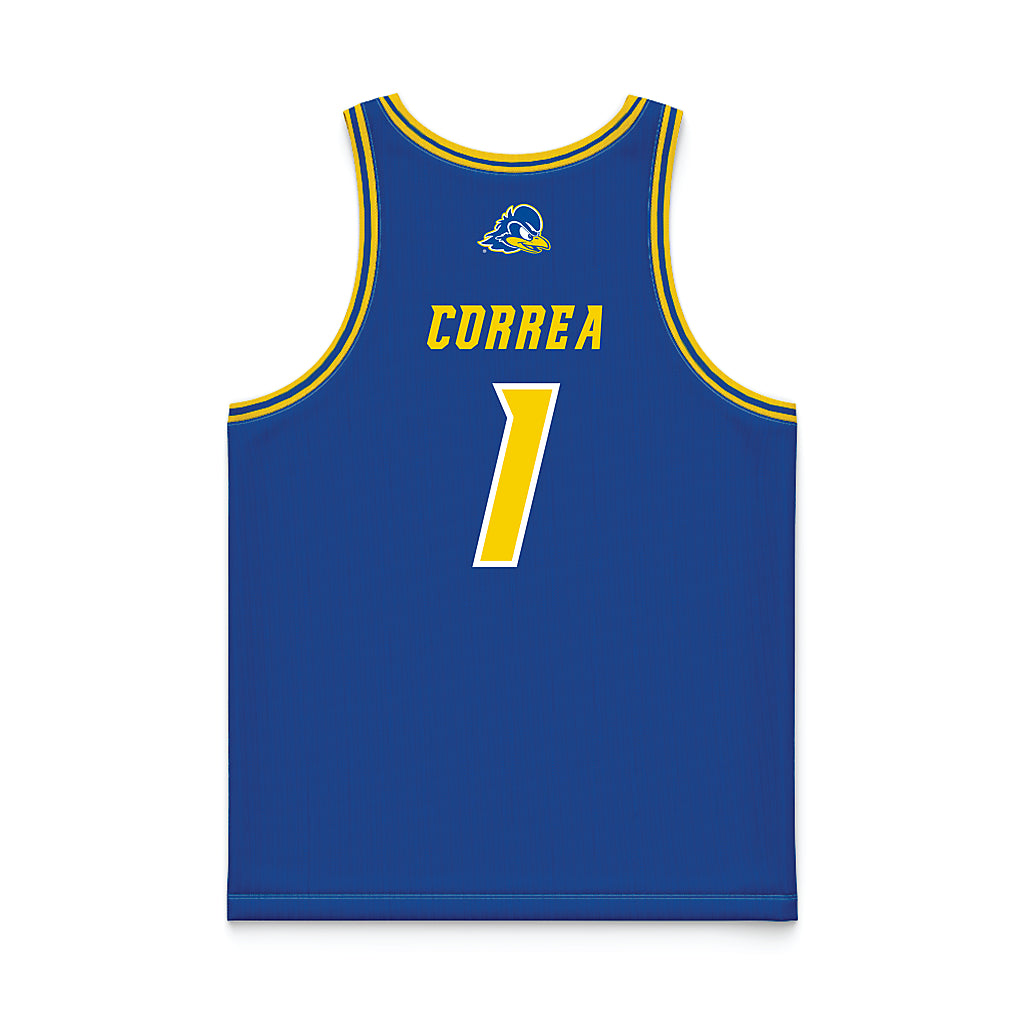 Delaware - NCAA Women's Basketball : Kailah Correa - Royal Basketball Jersey-1