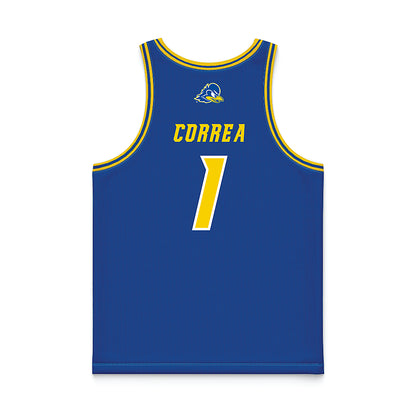 Delaware - NCAA Women's Basketball : Kailah Correa - Royal Basketball Jersey-1