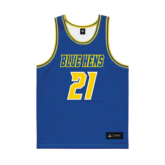 Delaware - NCAA Women's Basketball : Andea Cherisier - Royal Basketball Jersey-0