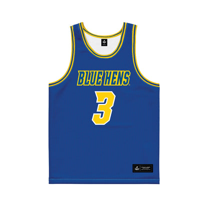 Delaware - NCAA Women's Basketball : Ella Wanzer - Royal Basketball Jersey-0