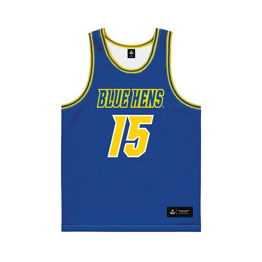 Delaware - NCAA Women's Basketball : Ava Andrews - Royal Basketball Jersey-0