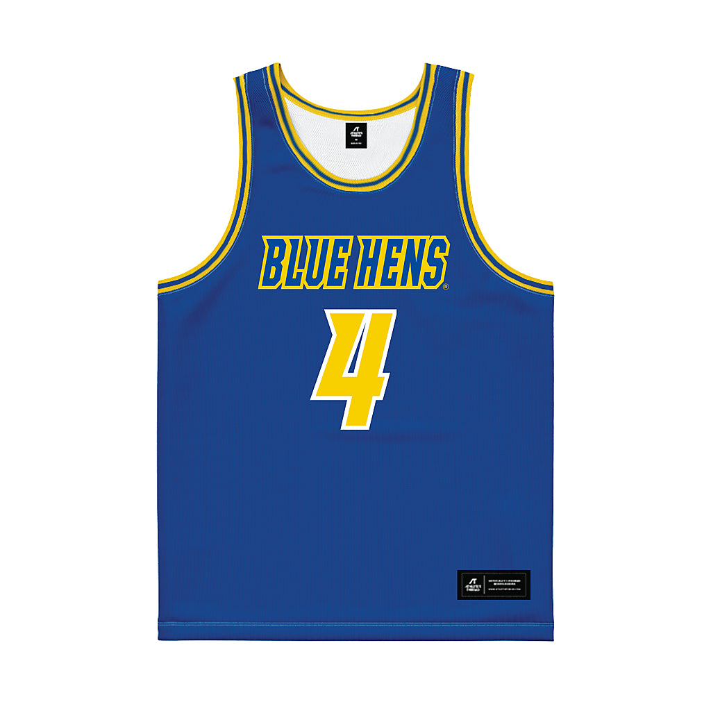 Delaware - NCAA Women's Basketball : Trinity Vance - Royal Basketball Jersey-0