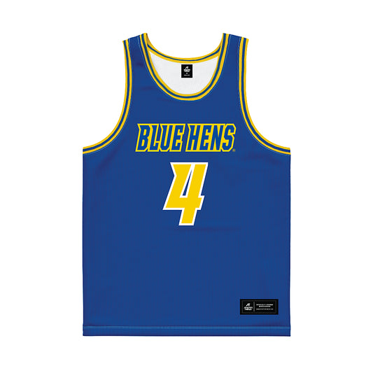 Delaware - NCAA Women's Basketball : Trinity Vance - Royal Basketball Jersey-0