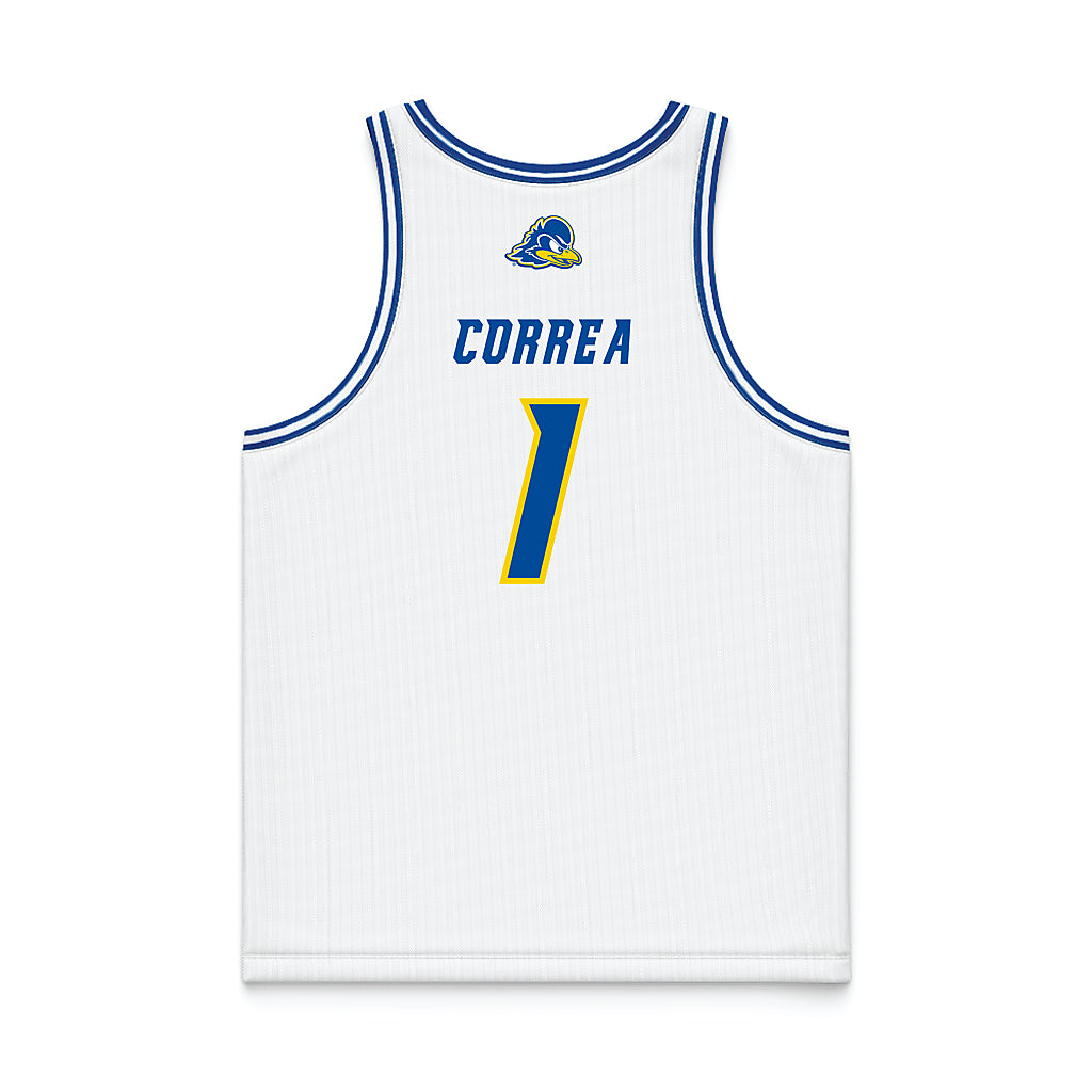 Delaware - NCAA Women's Basketball : Kailah Correa - White Basketball Jersey-1