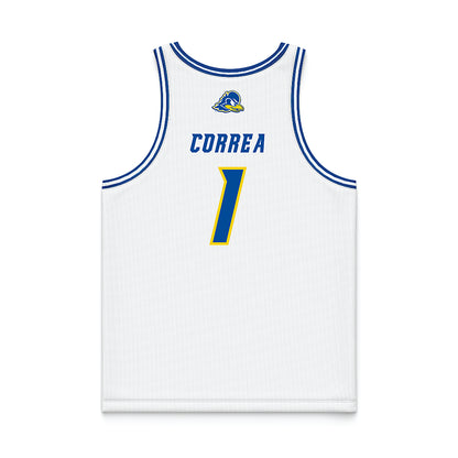 Delaware - NCAA Women's Basketball : Kailah Correa - White Basketball Jersey-1