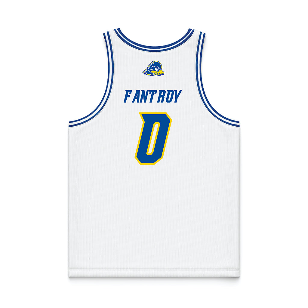 Delaware - NCAA Women's Basketball : Aylasia Fantroy - White Basketball Jersey-1