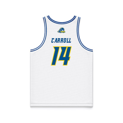 Delaware - NCAA Women's Basketball : Amiya Carroll - White Basketball Jersey-1